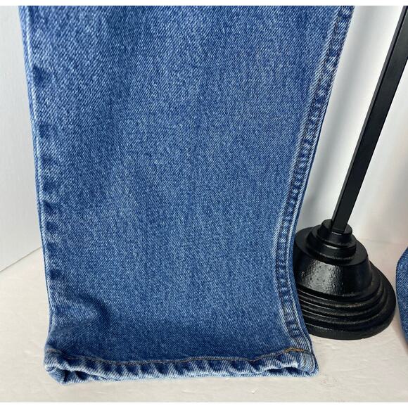 LL Bean Men's Blue Denim Jeans 33x30 Natural Fit Straight Leg - Picture 5 of 12